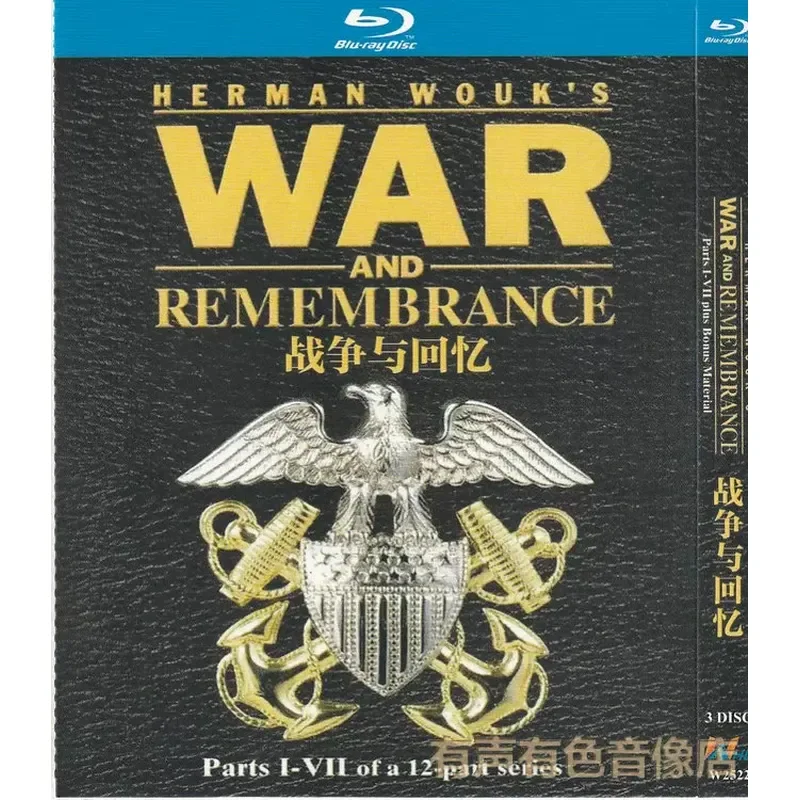 Blu-ray World War II History Movies War and Memories High Definition Disc 3BD Disc Non-DVD Disc