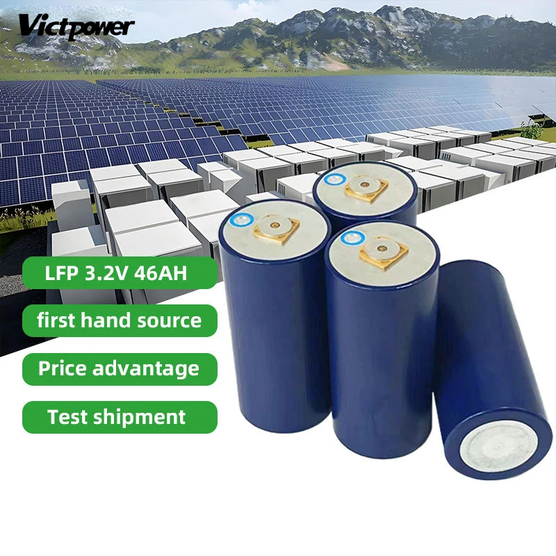 Victpower Car Audio Grade a LFP 3.2v 46ah Lithium Lifepo4 Batteries Cylindrical Battery Cell for Solar Energy System Cells