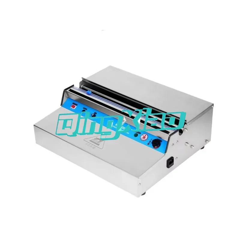 Electric 2 In 1 Semi Automatic 220V Plastic Stretch Film Food Cling Wrapping Machine Compact For Food Packaging And Preservation