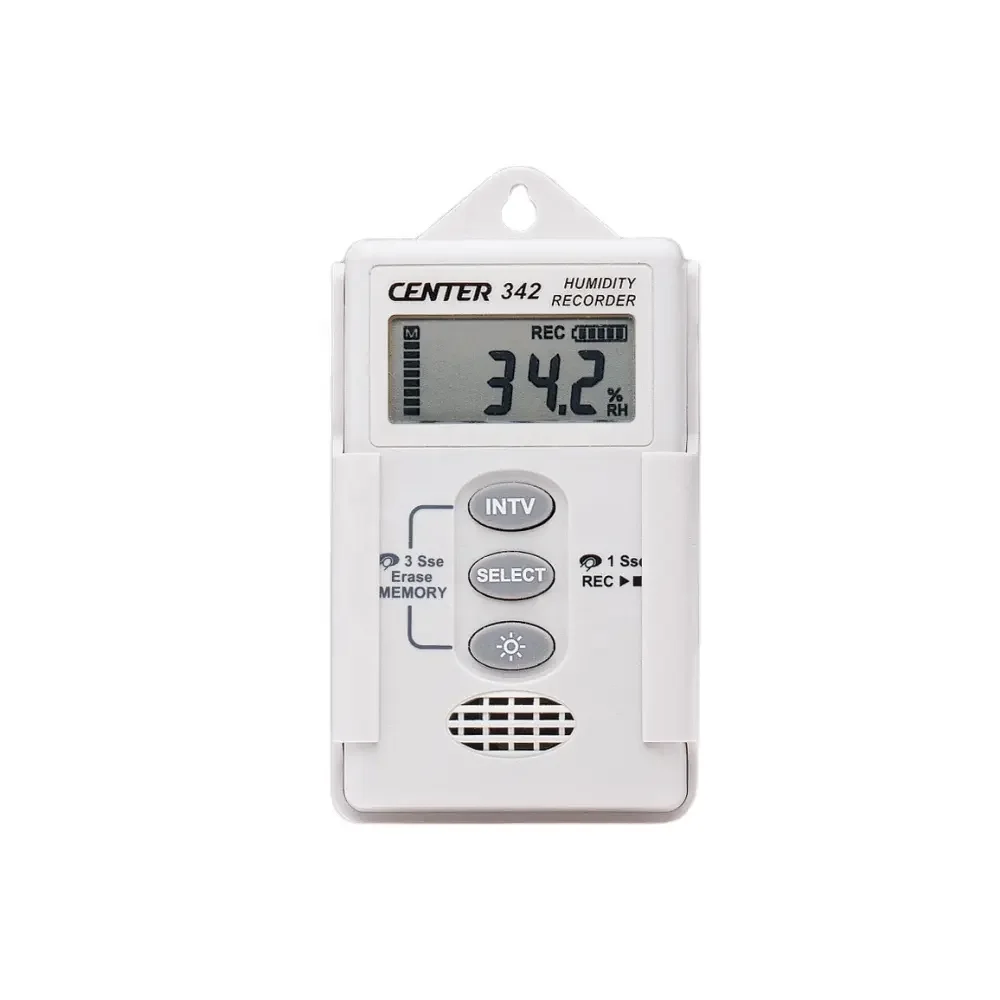 CENTER-342 Wall-mounted digital High precision Temperature and  Humidity Detection Recorder -30°Cto 70°C