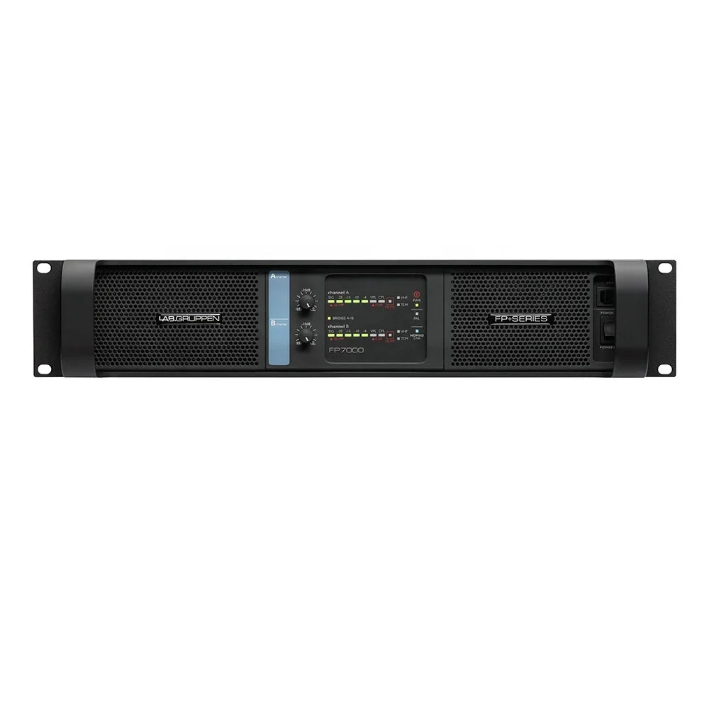 Lab.gruppen FP7000 2-Channel 7000 Watts Power Amplifier For Pa Sound System 18 Inch Subwoofer Stage Indoor