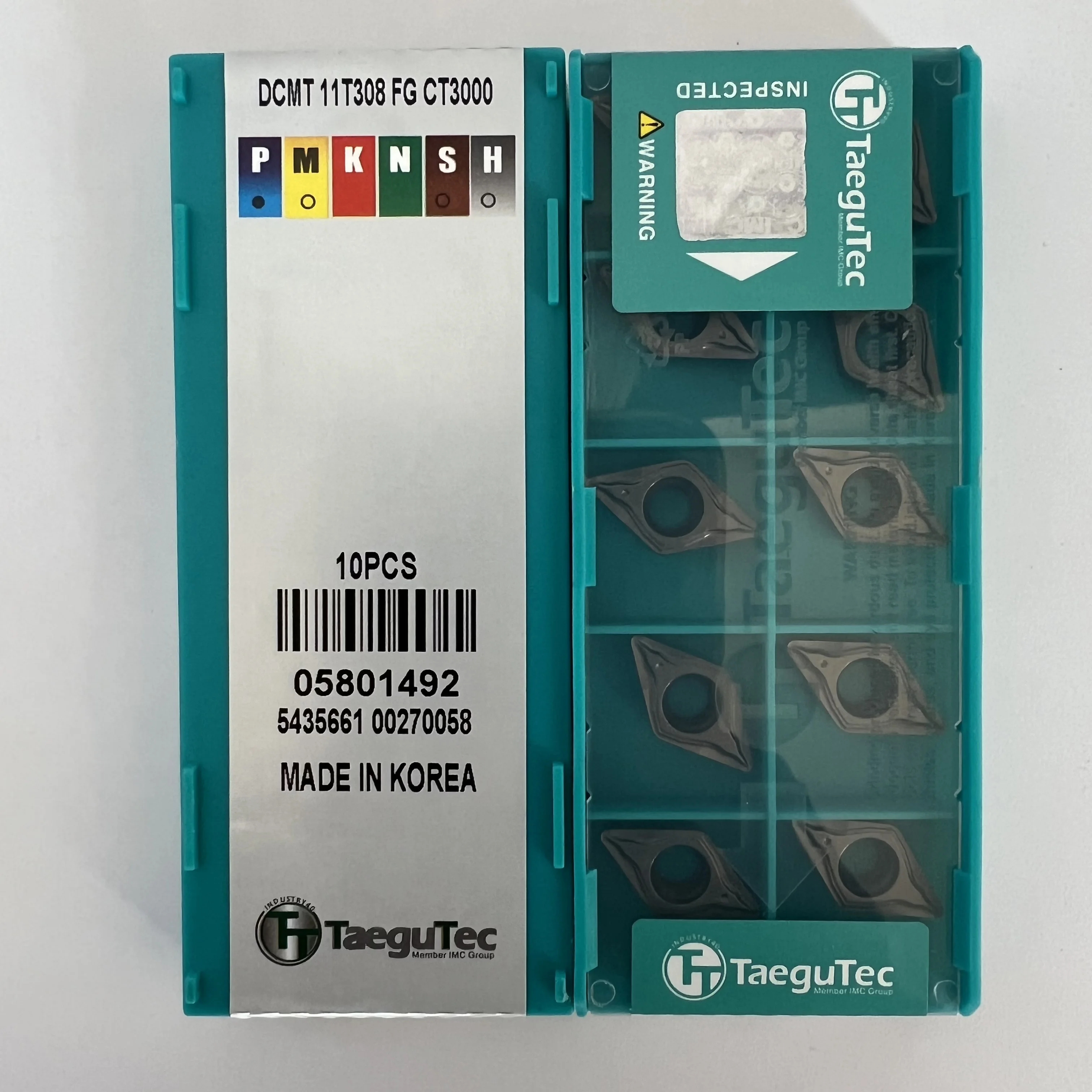 

Carbide inserts for lathe DCMT11T308FG CT3000 TT5080