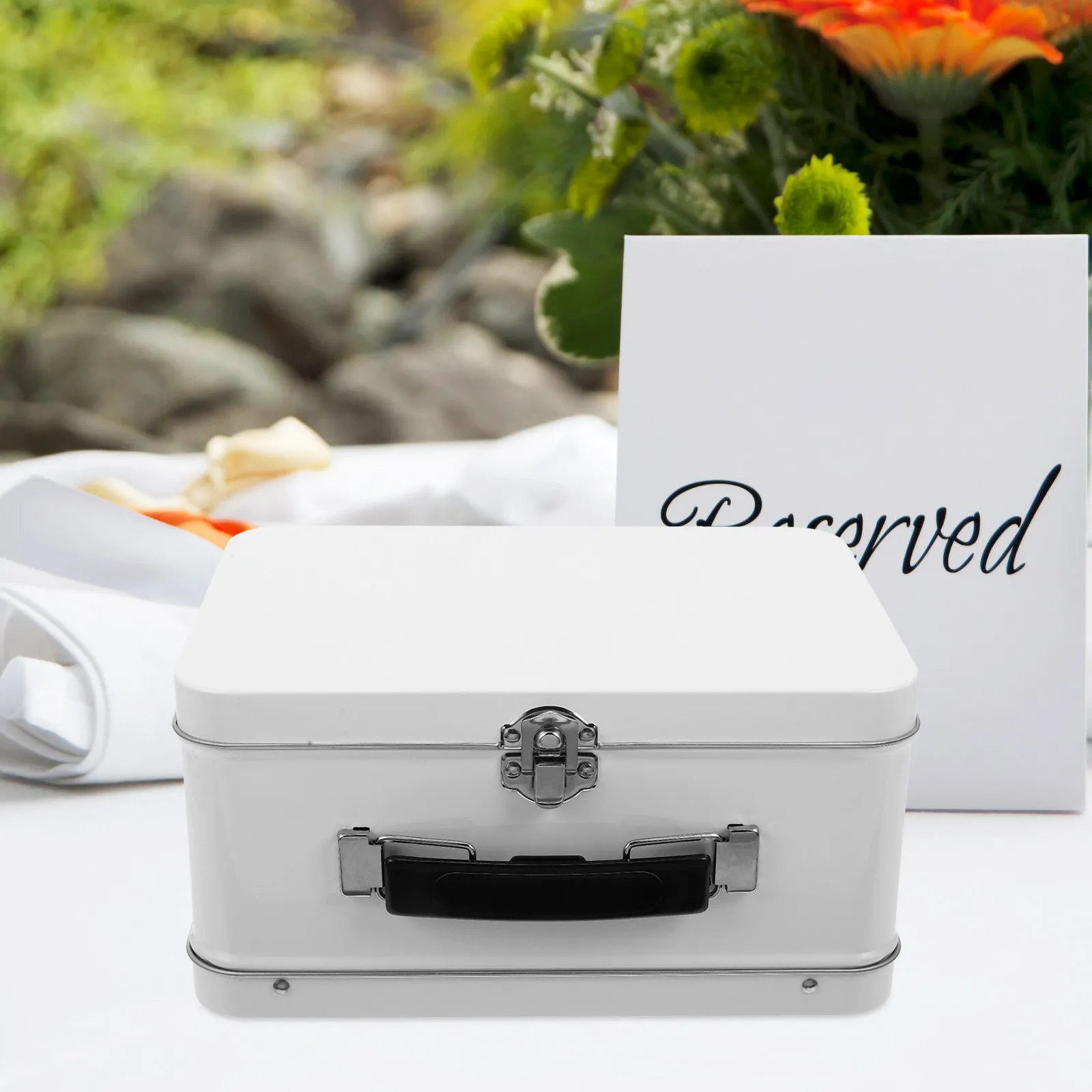 

1 шт. подарочная коробка в форме чемодана для подарков, свадебных и ювелирных украшений, декоративная упаковка для подарков