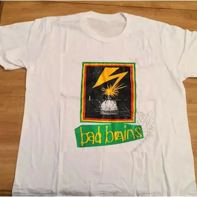 BAD BRAINS Return To Heaven 1987 Tour White Cotton T Shirt