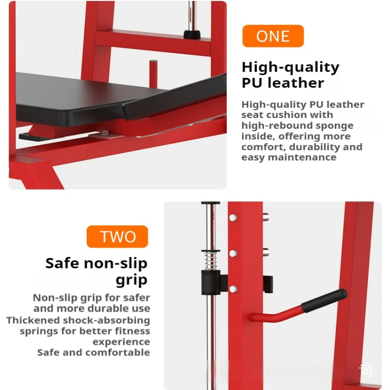 Commercial Vertical Back-pedal Machine Gym Dedicated Leg Machine Standing and Squatting Comprehensive Training Device