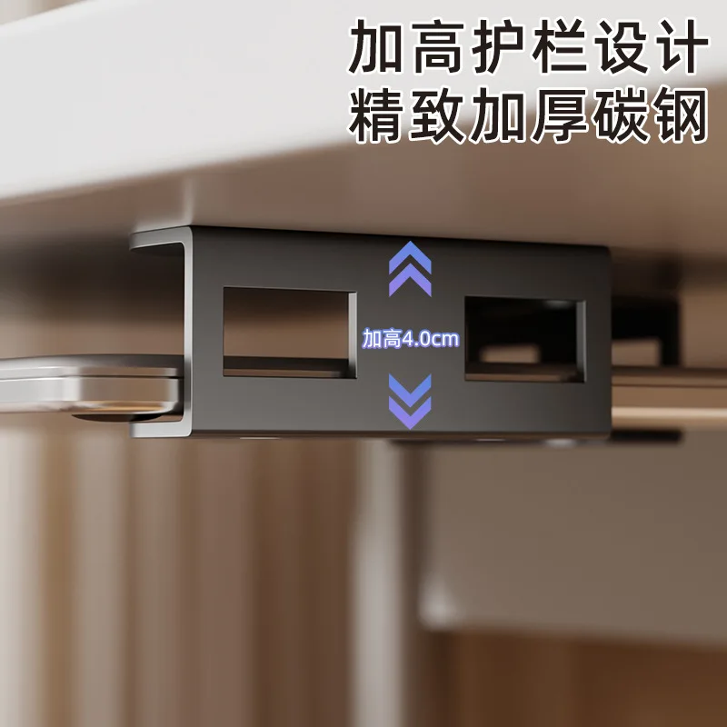 for Under the table storage rack Laptop bracket Creative simple metal bracket Laptop invisible rack Cross-border