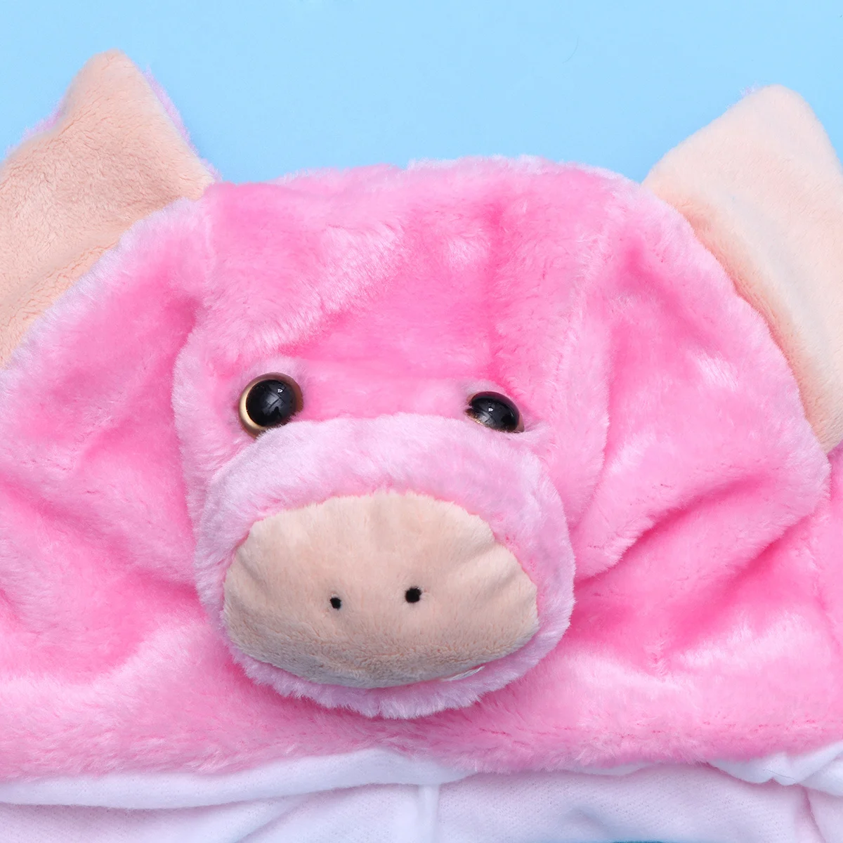 غطاء محرك السيارة الشتوي الدافئ للبالغين والأطفال تصميم إيرفلاب لطيف مع اللوحات القابلة للفصل لزي الهالوين والتزلج على الحفلات