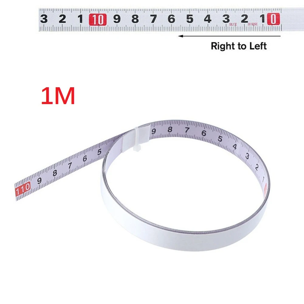 Ruler 1 2 4M Measuring Metric for miter for miter Saw Tape Track Column Desk Woodworking Workbench Measurement
