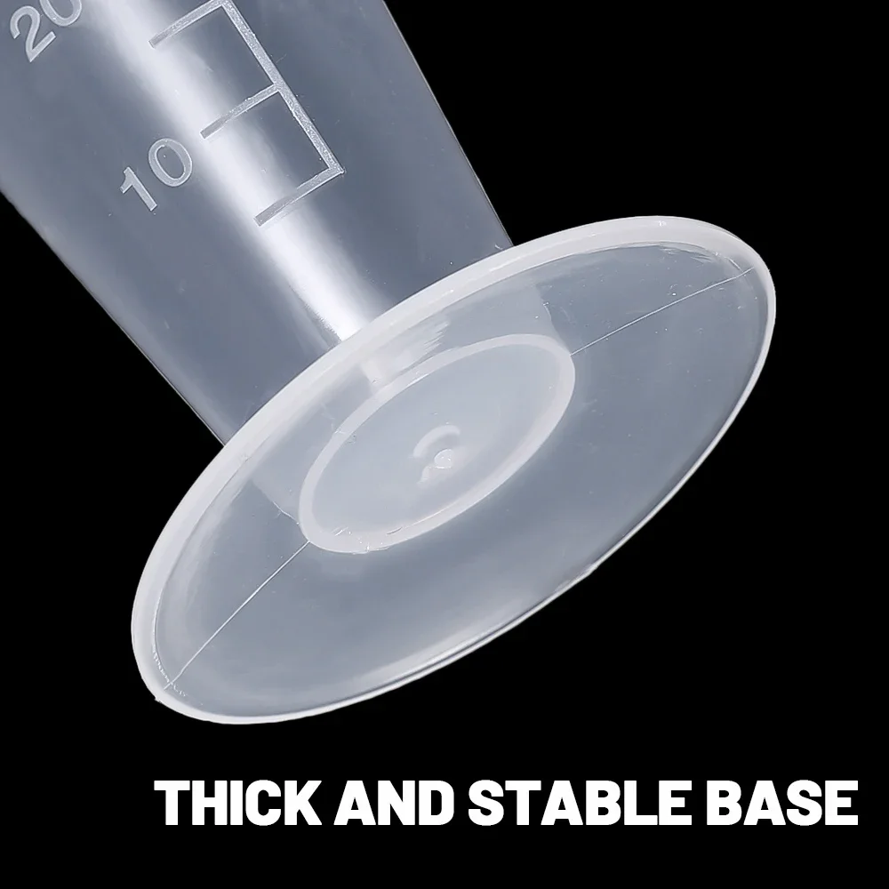 100ML Plastic Measuring Cup Transparent Scale Measuring Cup Pour Spout Without Handle Liquid Container For Kitchen Bar Supplies