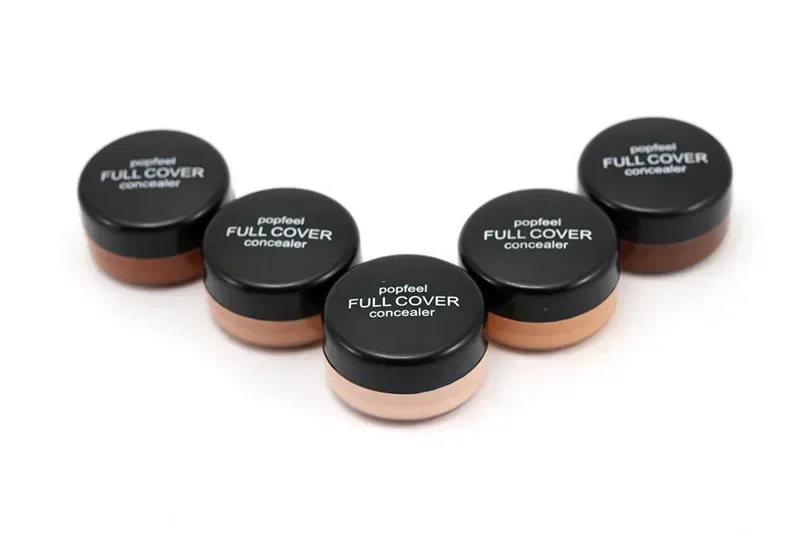 Popfeel Correttore a copertura totale Nascondi imperfezioni Trucco cremoso Viso Labbra Occhi Fondotinta Trucco Contouring Corretivo Maquiagem Make up