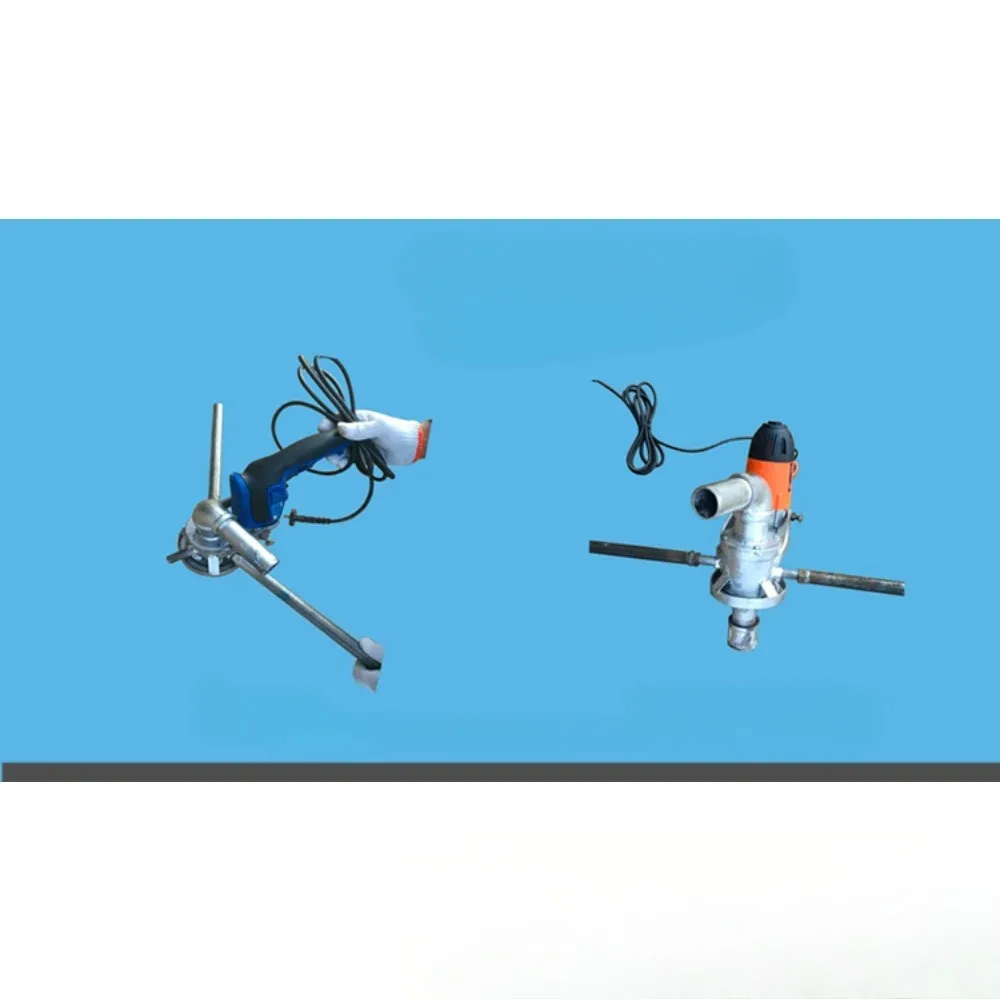 Household electric small drilling machine portable high-power drilling artifact draught irrigation drill head