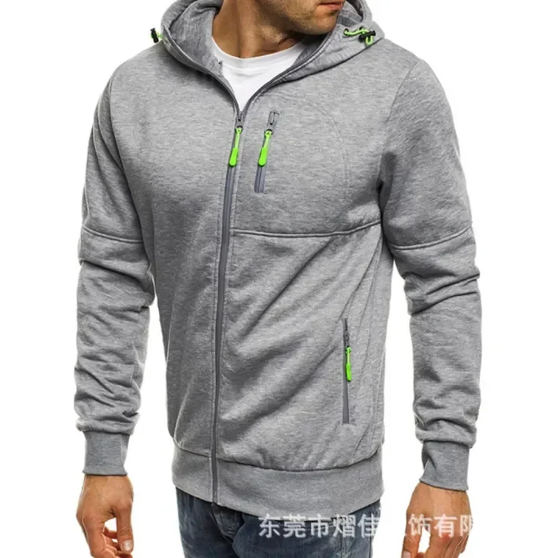 2023 fashion men's Spring New motorcycle DAF Hoodie cotton casual zipper men's Hoodie