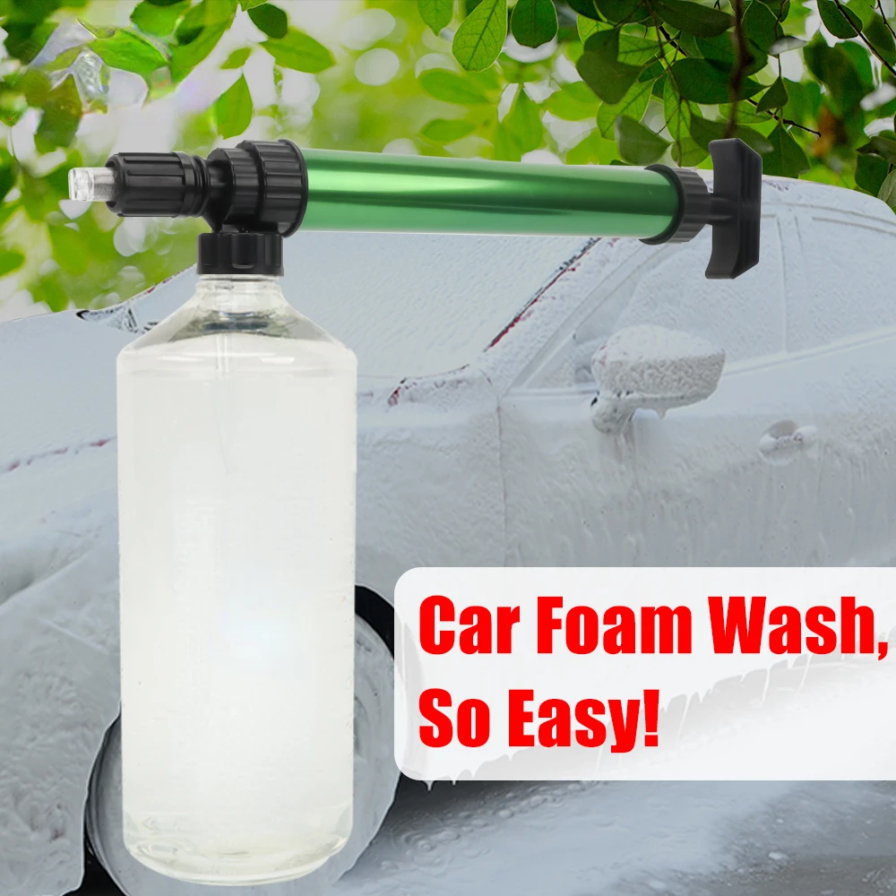 Hand Pressure Foam Sprayer Manual Foam Lance Hand Pump Foam Cannon Car Wash Tool Snow Foam Wash Tool Car Wash Gun Foam Gun