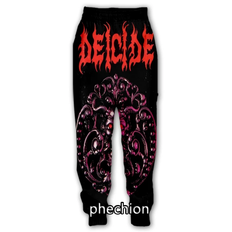 phechion New Men/Women DEICIDE Band 3D Print Clothing Long Sleeve Fashion Sweatshirt Hoodies Sport Casual Pants Z82