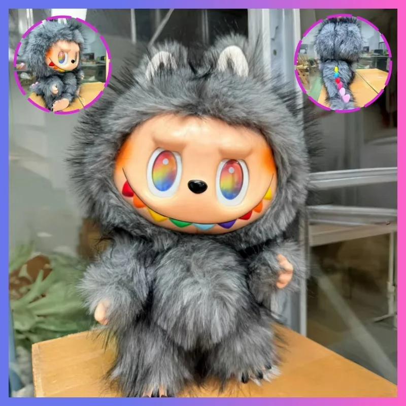 

New Monster Labubu New Style Modified Doll Figure Vinyl Pendant Doll Model Toy Replica Mokoko Zimomo Valentine Birthday Gifts