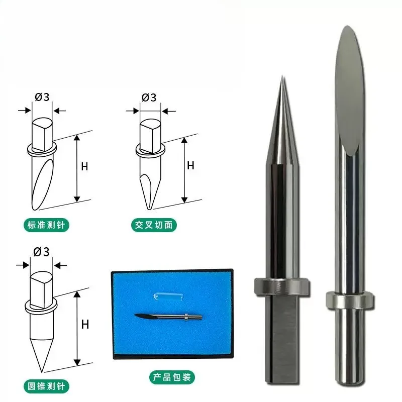 Special Stylus Cone for Contour Measuring Instrument 12AAE867/354884 T Steel Single Section, Needle Tip High Precision