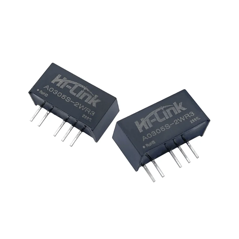 وحدة امدادات الطاقة المنزلية ، الإخراج المزدوج ، DCDC محول ذكي ، مصغرة ، مرحبا لينك ، تيار مستمر تيار مستمر ، A0305S-2WR3 ، 2 واط ± 3.3 فولت ، 200mA ، 2 قطعة/الوحدة