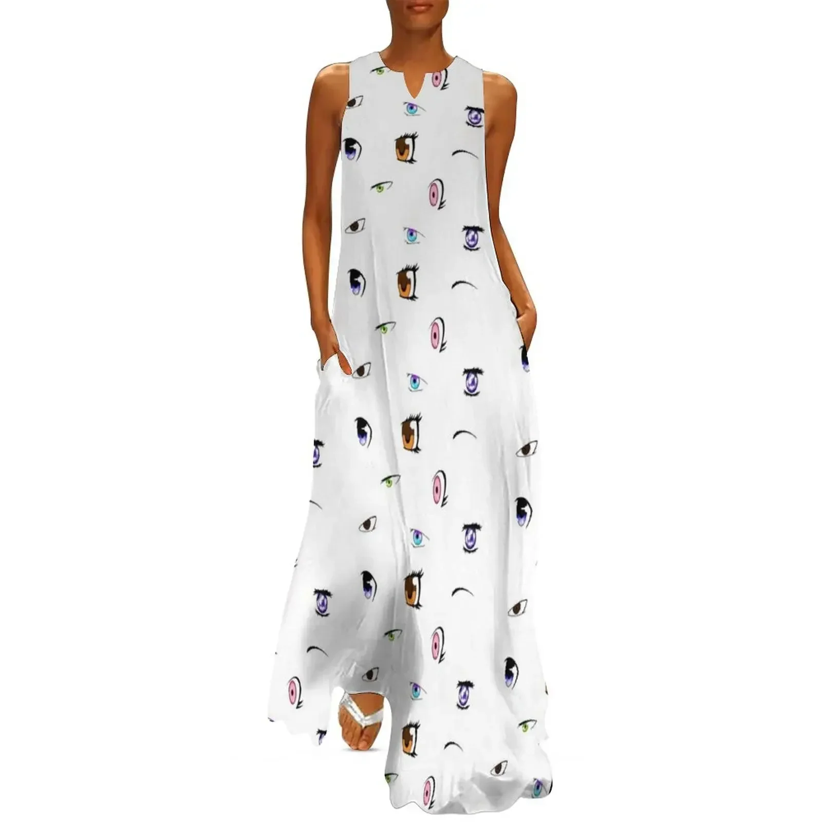 

Anime/manga Eyes Long Dress evening dress women's summer dress 2025 women's evening dresses elegant women's sets