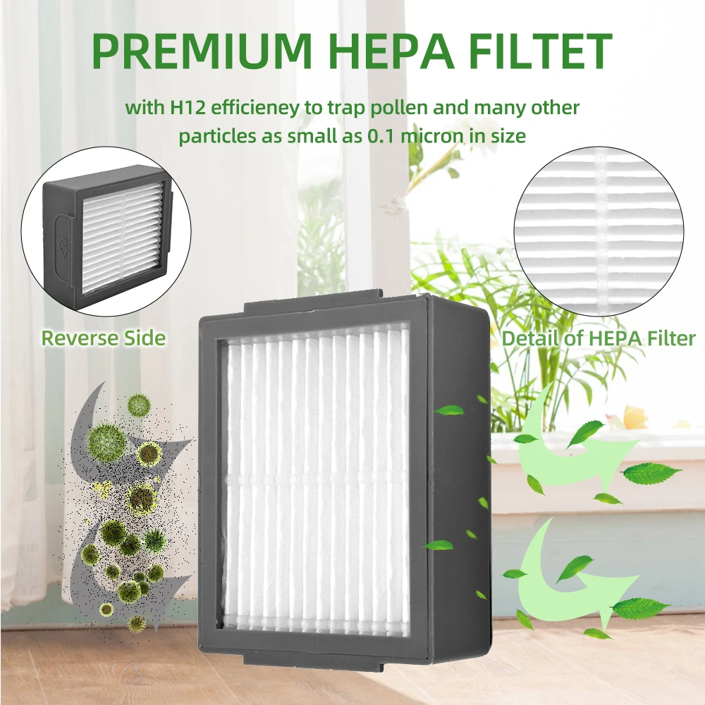 Spare Parts For iRobot Roomba i3 / i4 / i6 / i7 / i8 / j7 / j7 Plus / E5 / E6 / E7 Roller Main Side Brush Hepa Filter Dust Bag