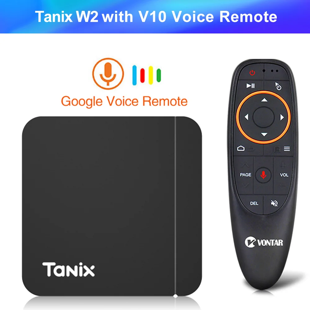 Smart TV Box Android 11 Tanix W2 Amlogic S905W2 lettore multimediale Android 11.0 H.265 AV1 Dual Wifi HDR 10 + 2 gb16gb Set Top Box 4 g64g