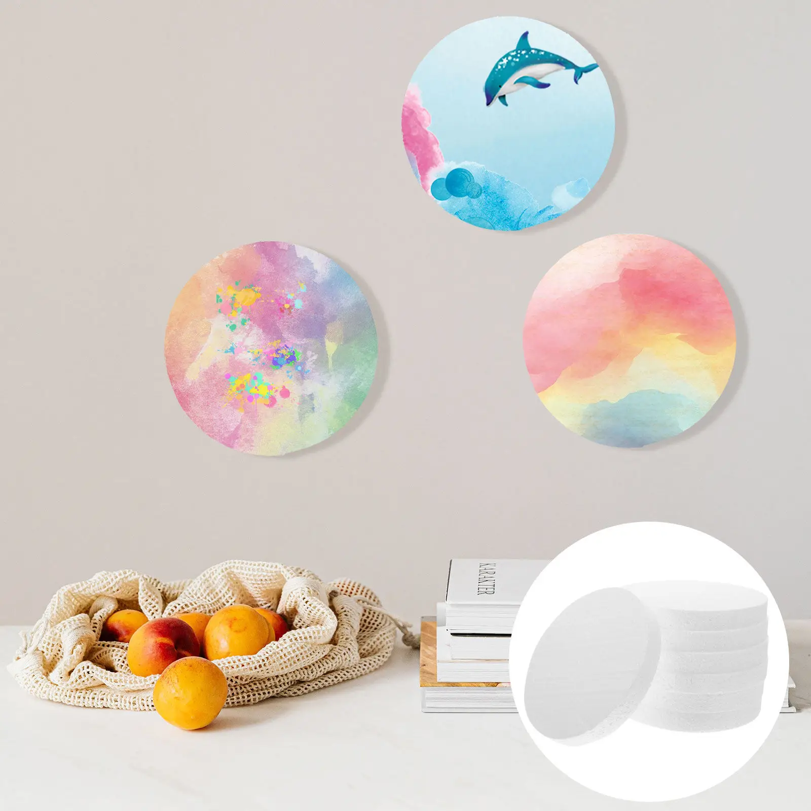 

Набор из 16 круглых белых пенопластовых подложек для тортов, легкие, многоразовые, для декорирования тортов, тренировочные, для поделок, подставки-реквизит