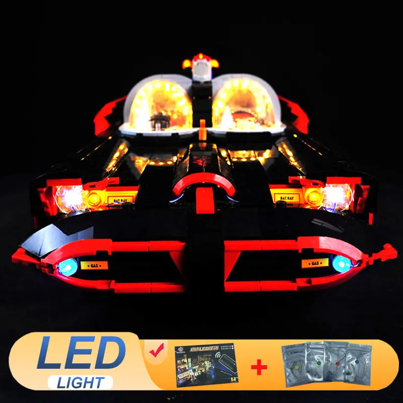 

LED Light Kit For LEGO 76328 The Classic TV Series Batmobile Ideas DIY Gift (Not Include Building Blocks Bricks Kits Sets Model)