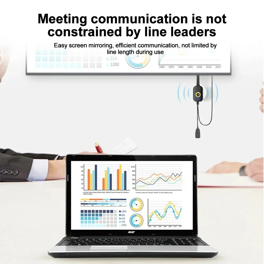Mirascreen 4K محول HDMI لاسلكي 2.4G/5G HD موصل واي فاي عرض استقبال الفيديو شاشة النسخ المتطابق لجهاز عرض التلفزيون
