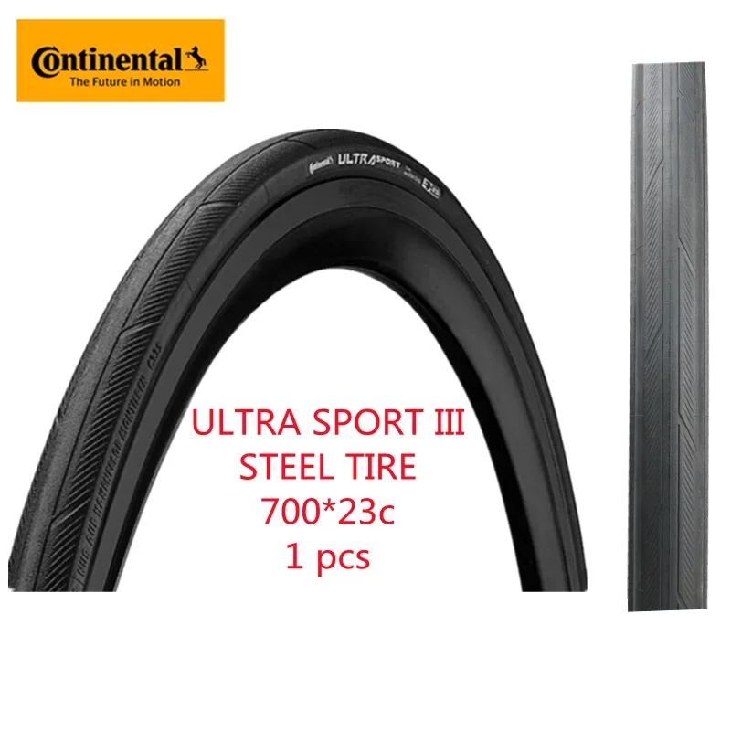 Continental-neumáticos Ultra Sport III para bicicleta, llantas de 700 x 23c, 25c, 28c, no plegables, baratas, 700c