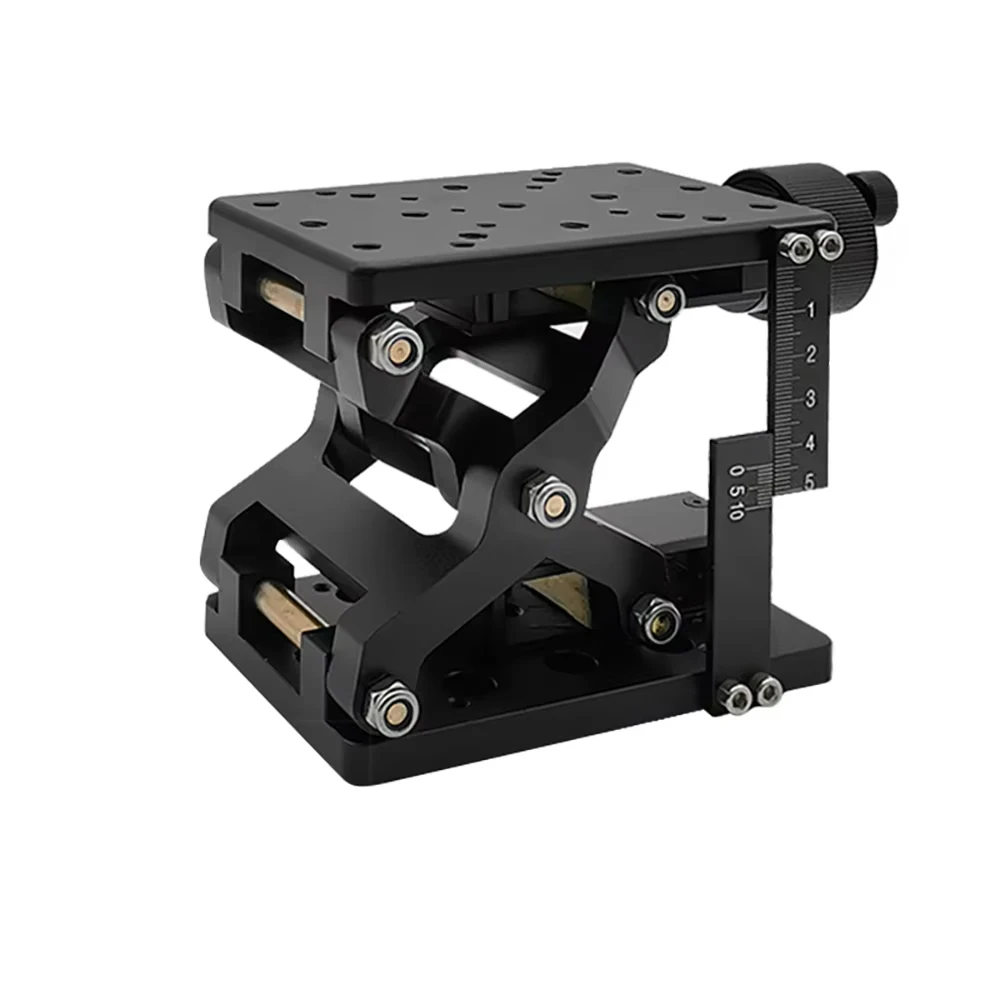 High Precision Z-Axis Laboratory Manual Lift – 60mm Stroke 20kg Load, 120x80mm Optical Sliding Platform