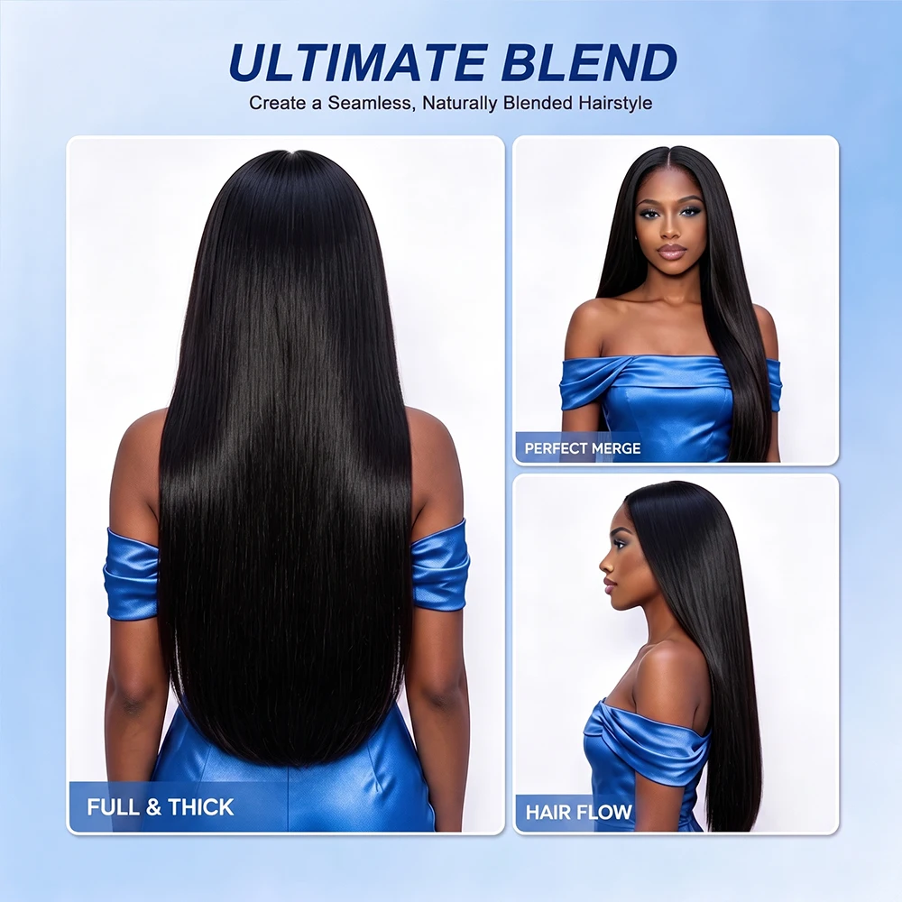 Vietnamese Bone Straight Bundles 100% Unprocessed Raw Hair Extensions Vietnamese Virgin Human Hair Weave 14 18 20 22 24 Inches Zero Flyaways Silky Smooth Thick & Full Hair Weave Bundles Best Quality Hot Sale Deals.