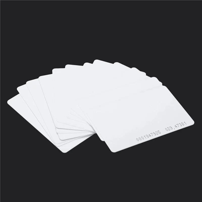 T82C Hot Sale-250 Pieces Intelligent Proximity TK4100 125Khz RFID Proximity Card Entry Empty ID Access