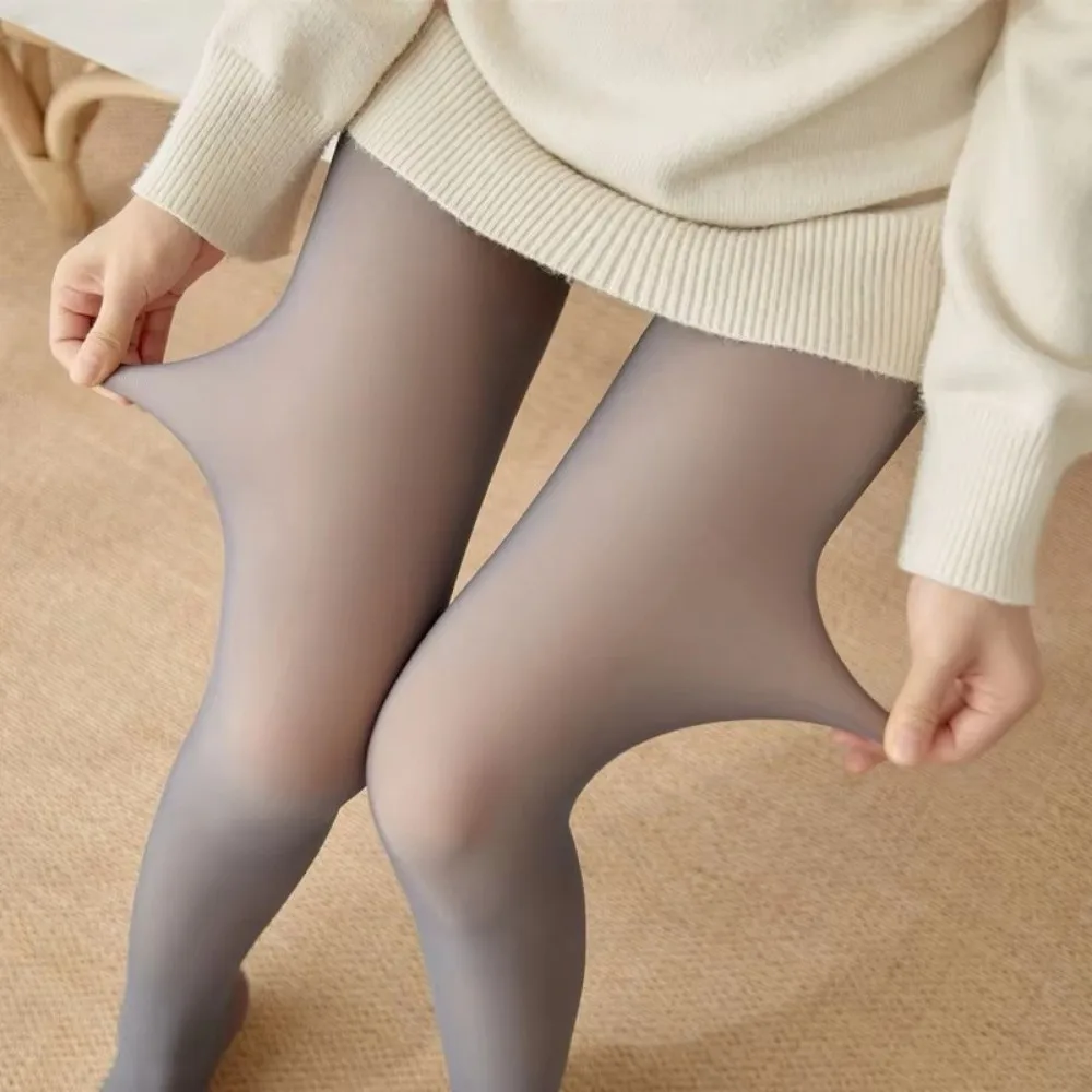 Sexy Elastic Winter Leggings Thick High Waist Women's Pantyhose Keep Warm Translucent Slimming Stockings Autumn Winter