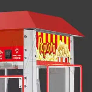 Commercial Popcorn Machine Stall Cinema Fully Automatic Popcorn Machine Corn Kernels New Style Popcorn Machine