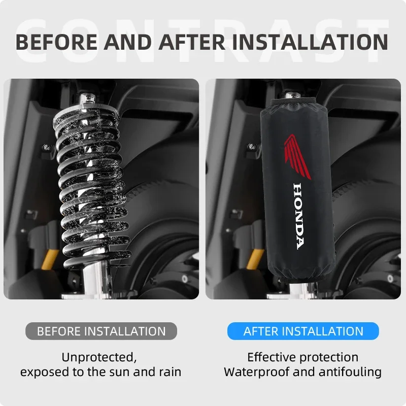 27 سنتيمتر 35 سنتيمتر دراجة نارية مانع الصدمات الخلفي تعليق غطاء للحماية لهوندا CRF CB CR XR CRM CBR 125 250 300 350 400 500 600 #3