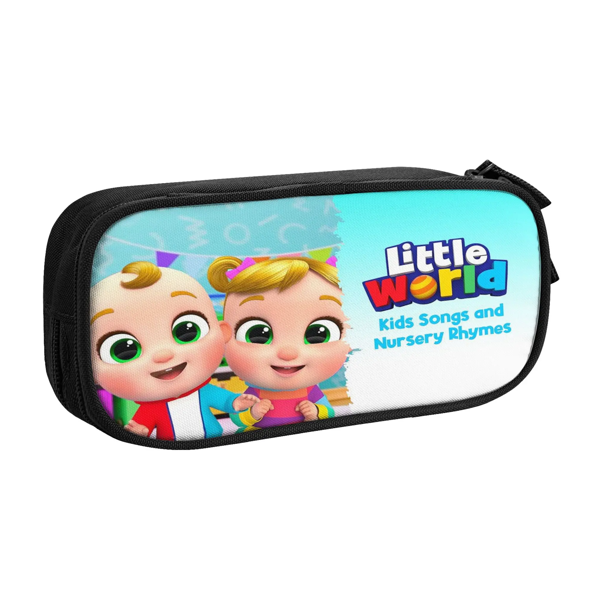 

Creative Little World cartoon anime Pencil Case Pencilcases Pen Holder for Student Large Storage Bag School Supplies