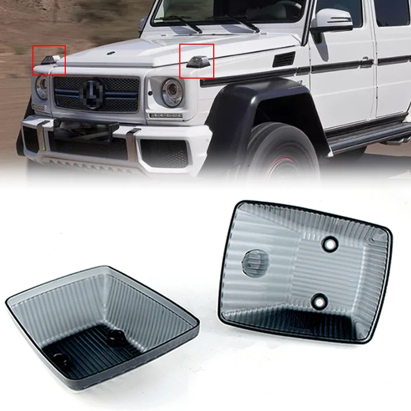 

2X For Mercedes Benz G-Class W460 W461 W463 Sprinter W901 W902 W903 Front Corner Lamp Housing Rear Turn Signal Lens Replacement