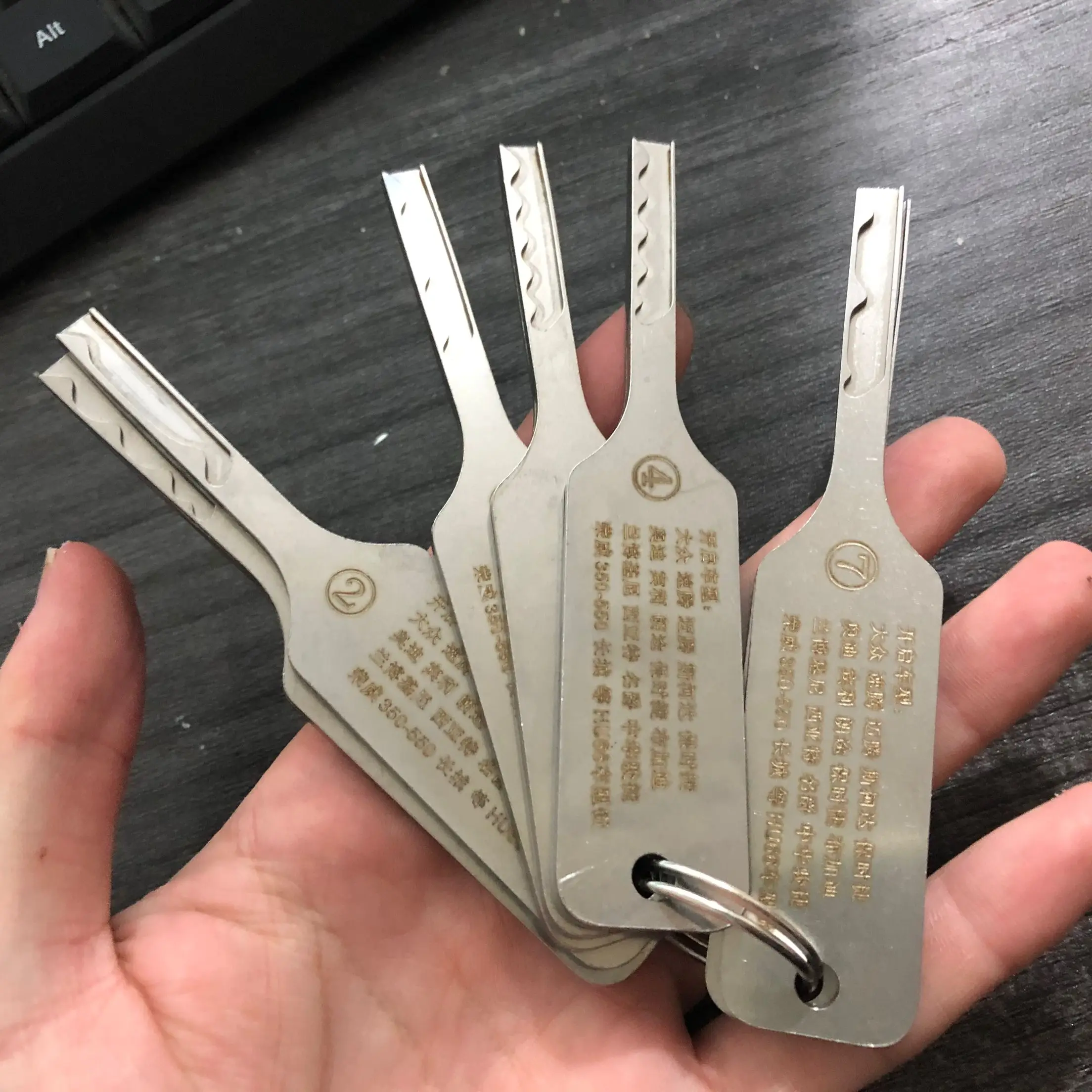 Original GOSO Inner Groove Locksmith Pick HU66 HU92 HON66 HU101 HU64 HU100 pick locksmith tools for BMW,FORD,peugeot etc