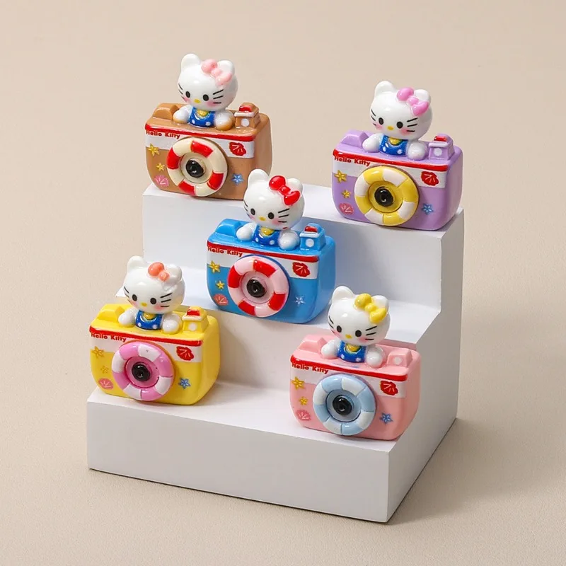 

Kawaii Hello Kitty Accessories Cute Cartoon Toys Camera DIY Handmade Decoration Travel Women Supplies Student Gift Wholesale