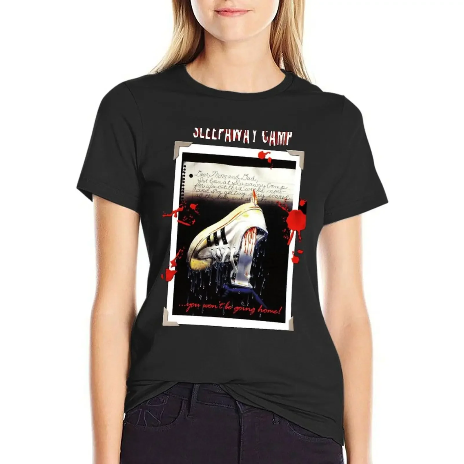 

Sleepaway Camp T-Shirt plus size tops vintage clothes kawaii clothes workout shirts for Women loose fit