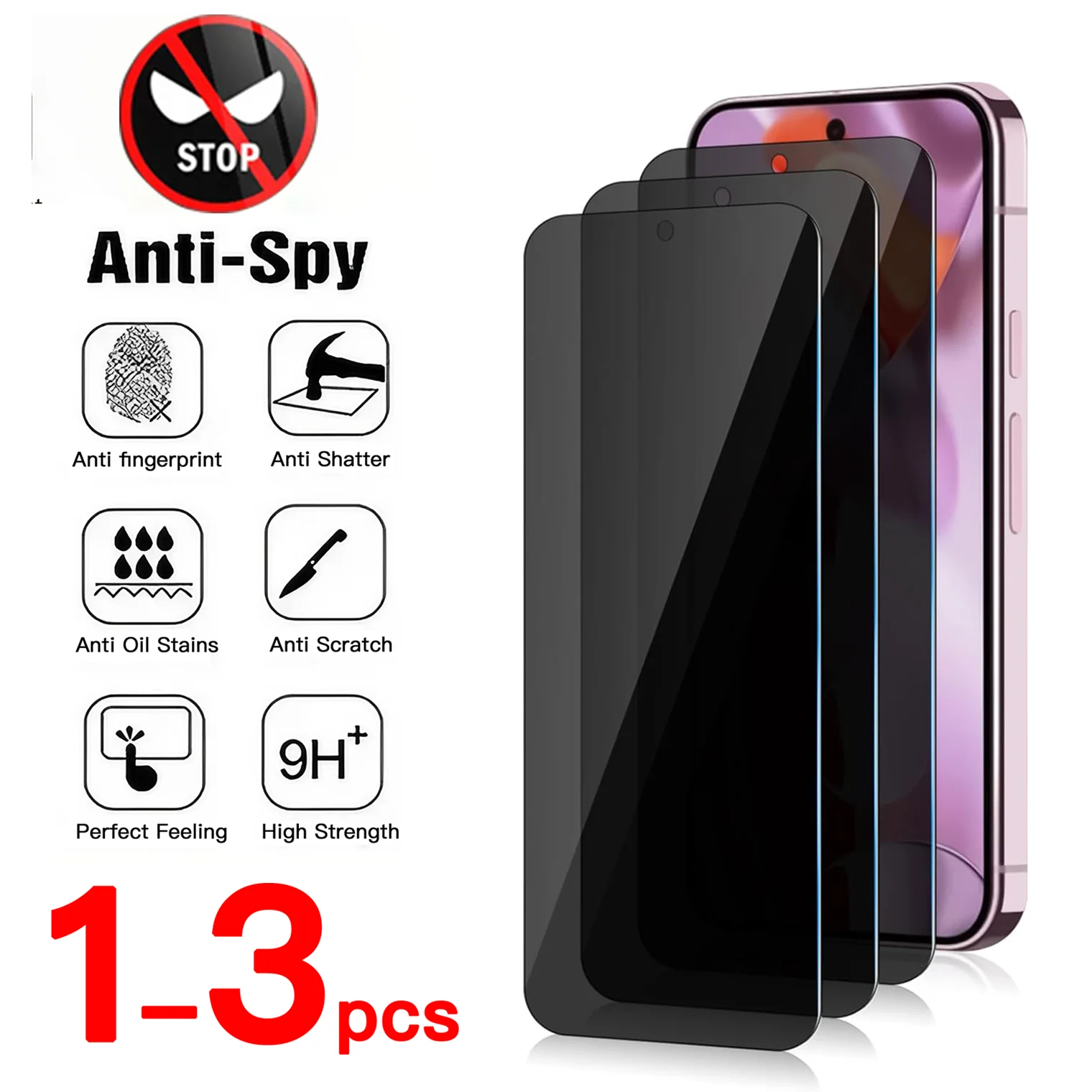 

1-3 шт. закаленное стекло для Google Pixel 10 9 8 7 6 5 Pro XL A 3D полное покрытие противошпионская защитная пленка для экрана