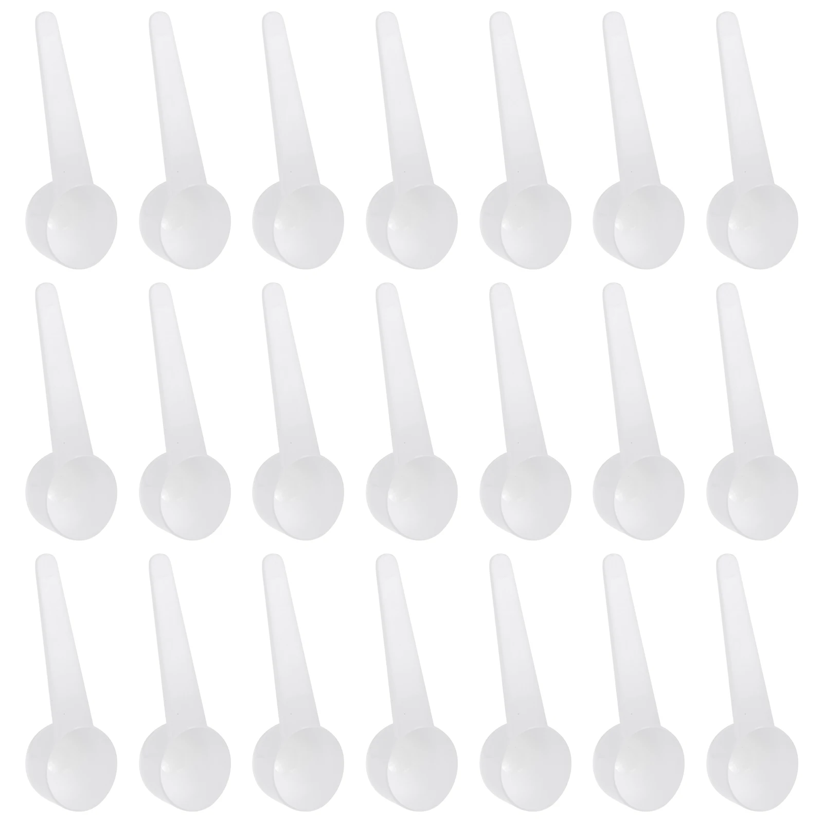 

25pcs 10g Plastic Powder Scoop Coffee Baby Milk Measuring Spoon Supplies Gram Scoops Measuring Tools For Coffee Milk