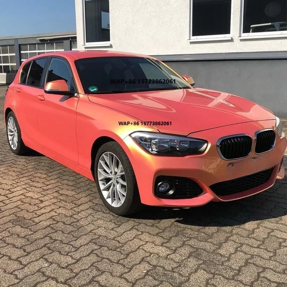1.52*17M Super Glossy Metallic Series Car Vinyl Wrap Film Available Car Stickers