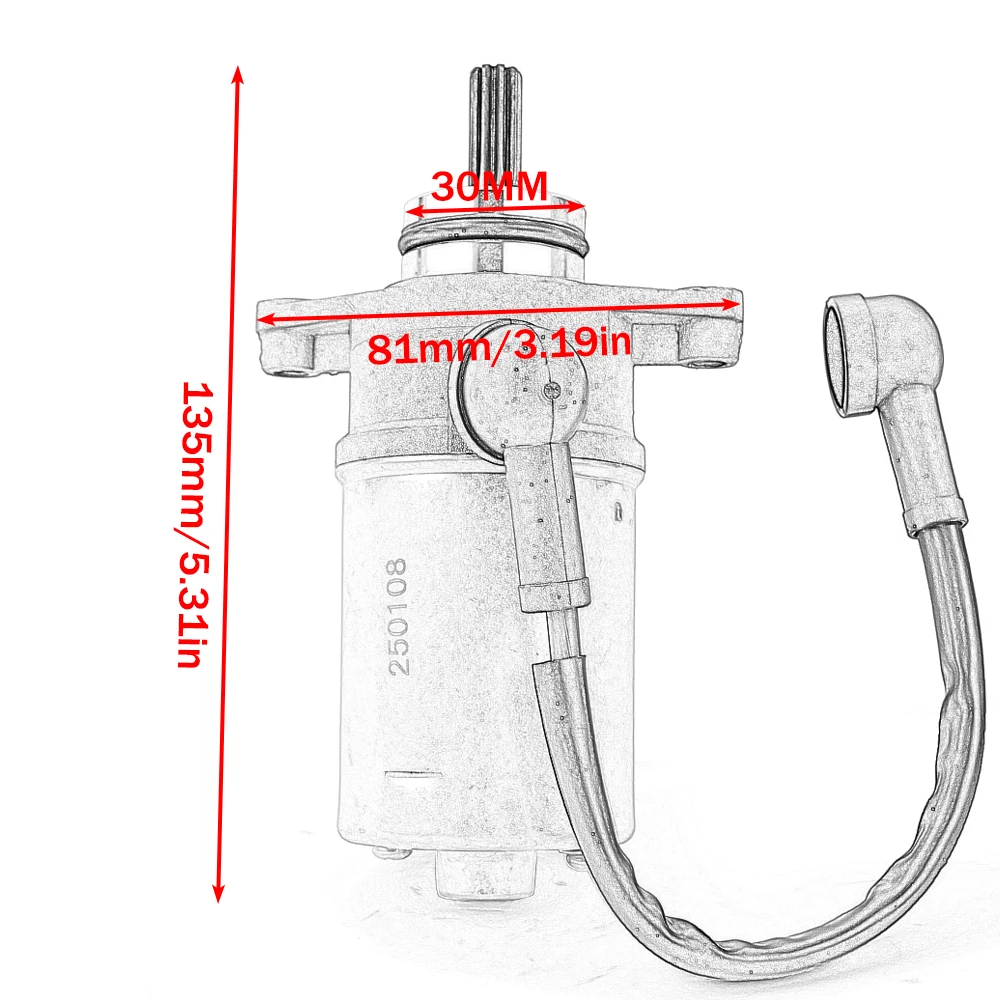 كاتب موتور لياماها T50DE T80D T80DE تاون ميت 1983-1993 22J-81800-50 #6
