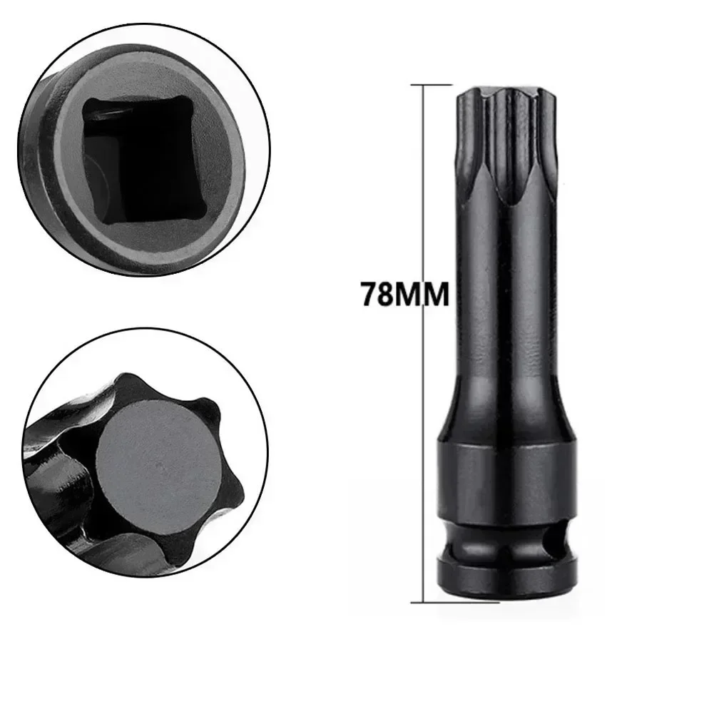 1PC Broken Nut Bolt Extractor Sleeve Tool 1/2inch Hex Torx Screwdriver Bit Drive Socket Adapter Head T20 T40 T30 T100 Hand Tools