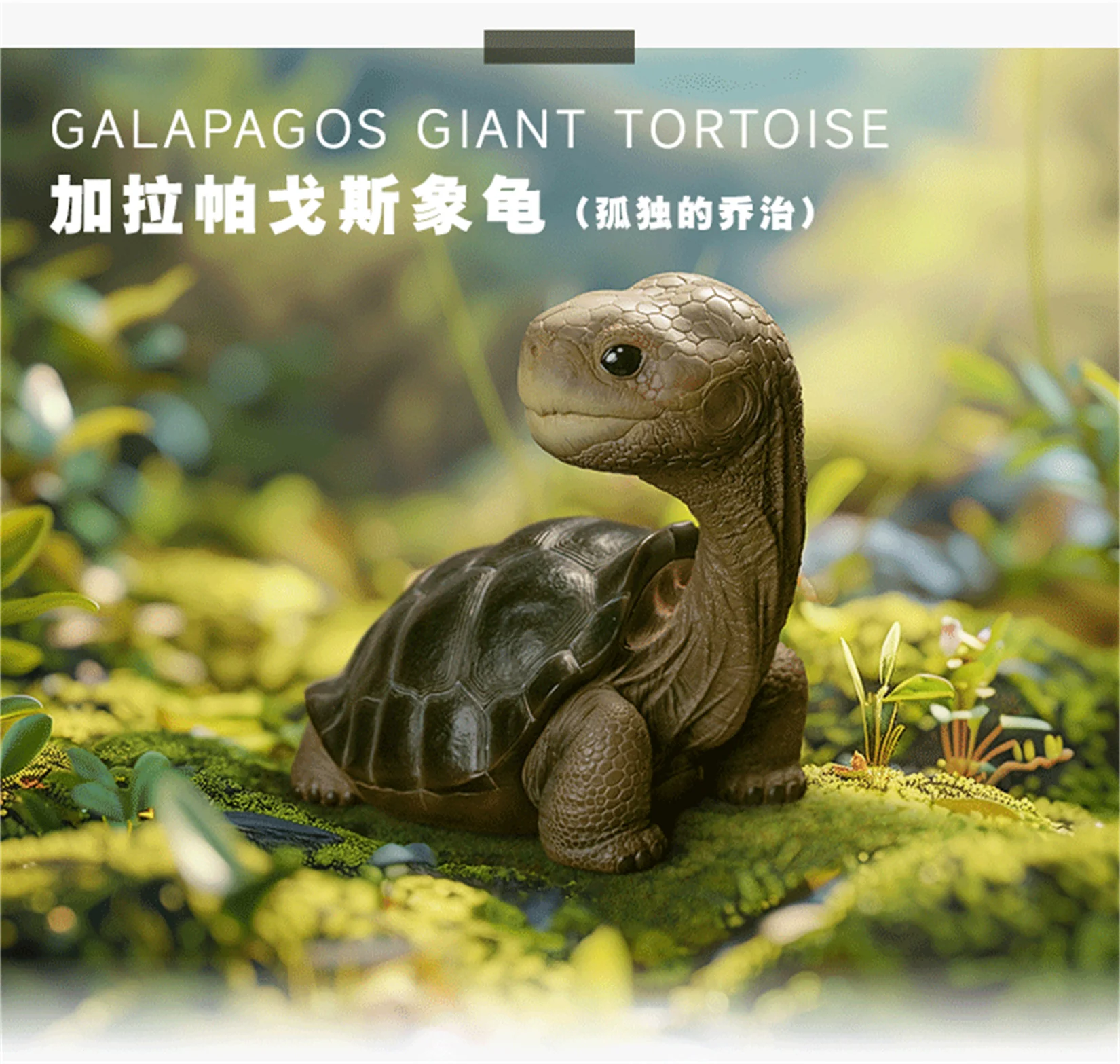 ANIMAL HEAVENLY BODY Studio Galapagos Giant Tortoise Model Lonesome George Animal Figure Collection Resin Desk Decor Gift Toys