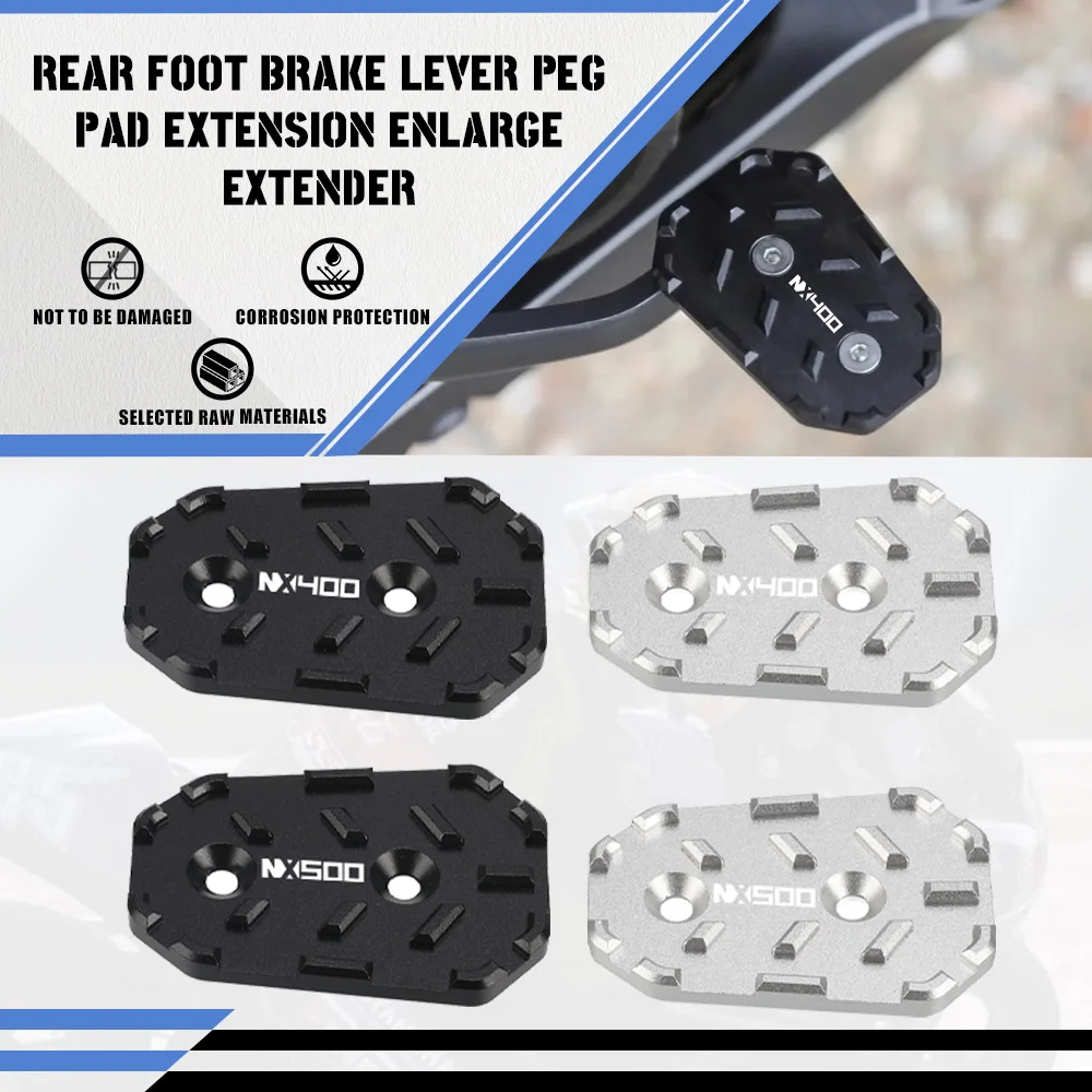 

NX400 NX500 Motorcycle Accessorie Front Foot Brake Lever Pedal Enlarger Extension Pad For HONDA NX 400 NX 500 2023 2024 2025