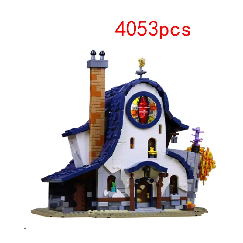 

Spot MOC-159932 4053 шт., сборка мелких частиц, строительные блоки, модель дома в виде совы, игрушка в подарок