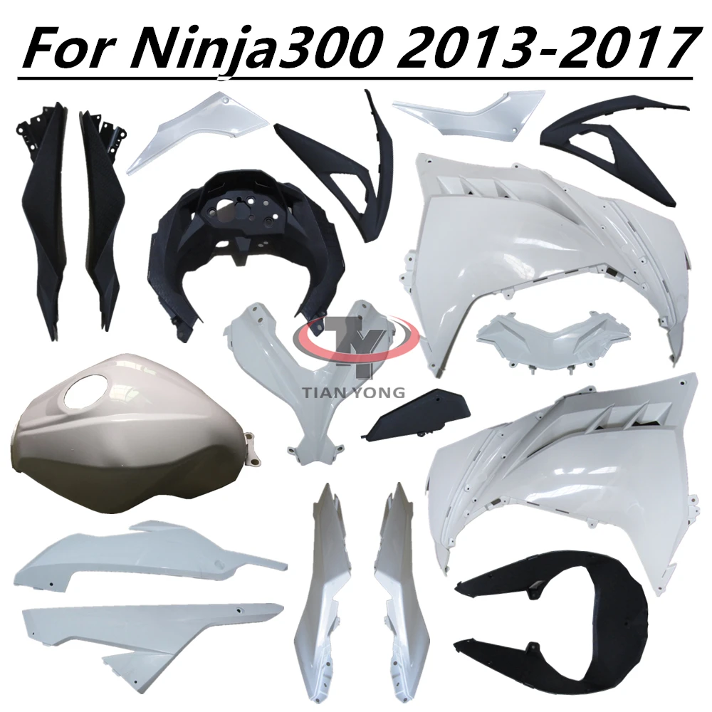 Plastic parts Motorcycle For Ninja300 2013 2014 2015 2016 2017 Fit ninja 300 Unpainted Fairing Bodywork Injection Accessories