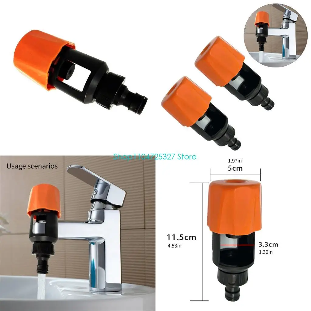 D8KF Practical Plastic Water Outlet Couplings For Effortlessly Garden Maintenance