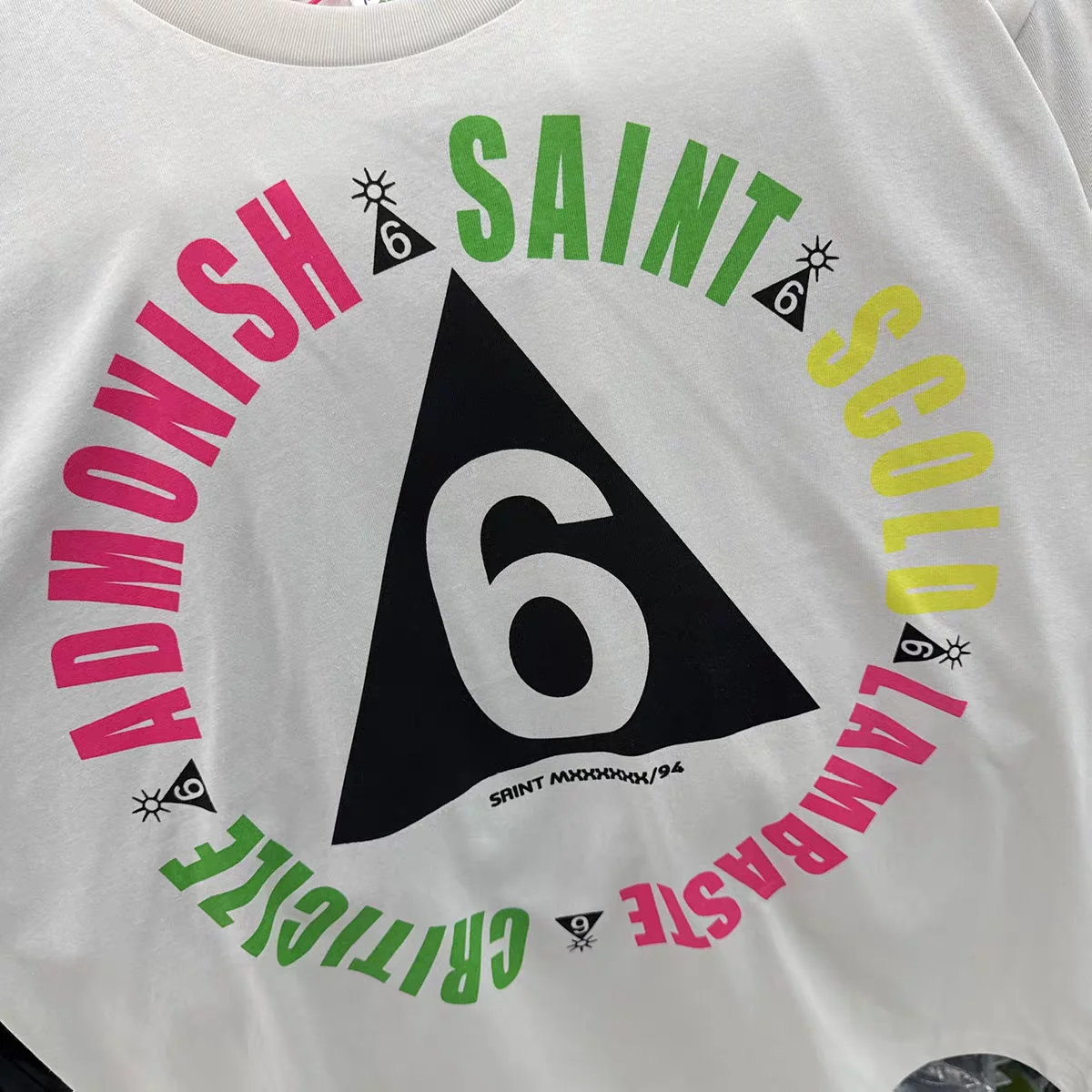SAINT SCOLD LAMBASTE CRITICIZE ADMONISH T Shirt Men Women Oversized Tee Tops T-Shirt